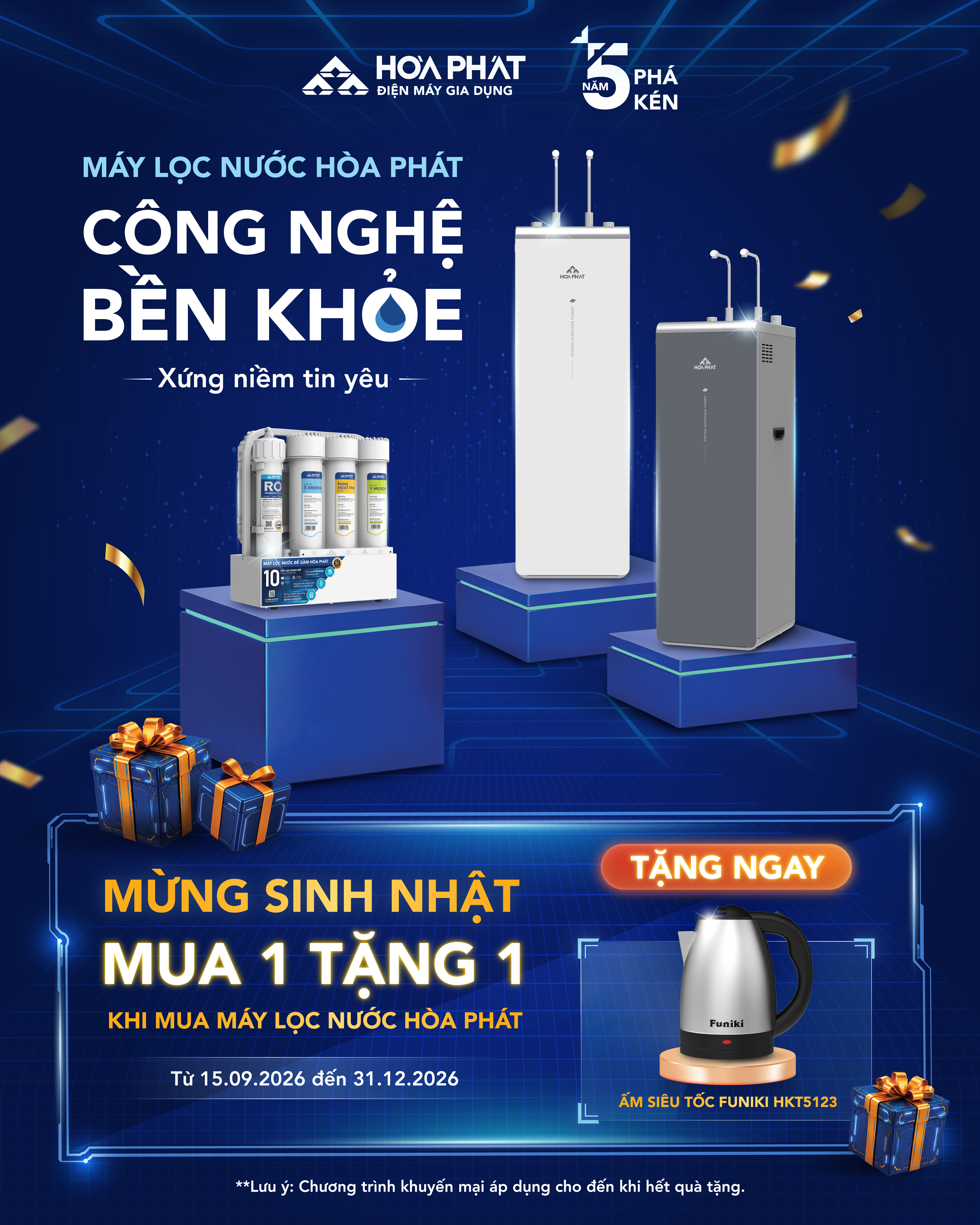 Promotion sinh nhật 5 năm điện máy gia dụng