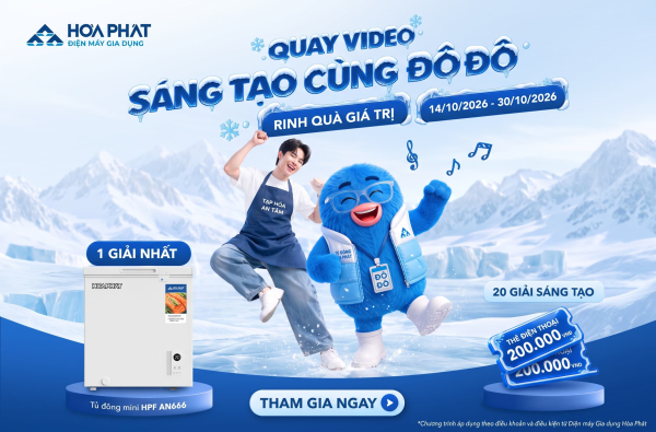 💃 Bật nhạc bắt trend,  nhận quà cực dễ cùng Điện lạnh Hòa Phát! 